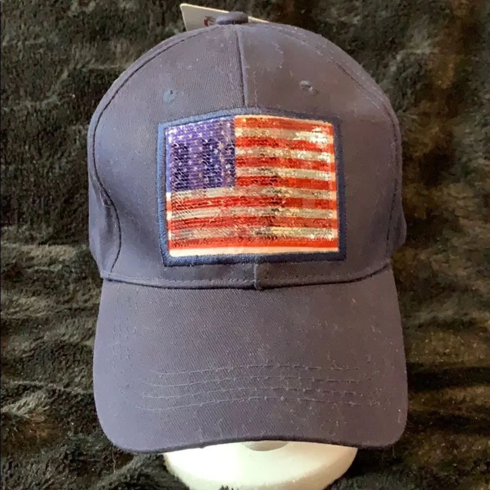 Wembley sequin changing logo ball cap